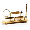 Image 2 : 4pc Italian Gold Plated Desk Set