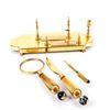 Image 9 : 4pc Italian Gold Plated Desk Set