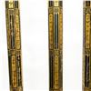 Image 5 : Set of 4 Circa 1870 Italian Octagonal Gilded Wooden Columns