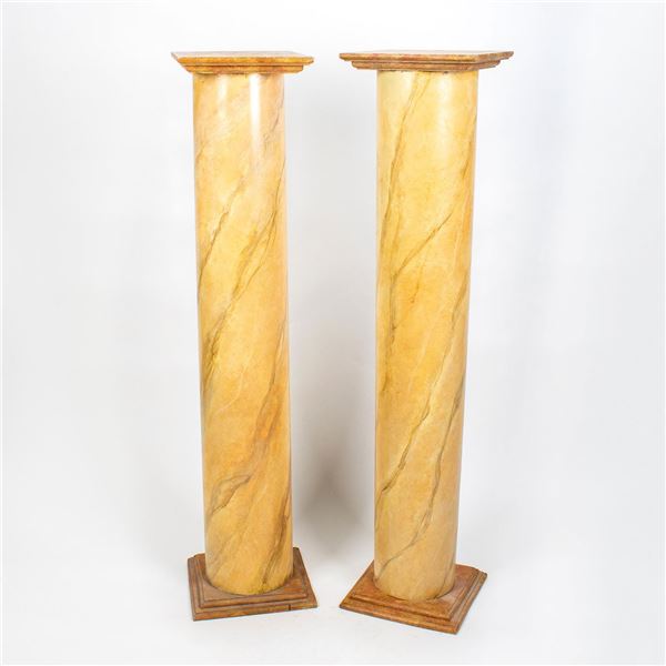 Pair of Architectural Decorative Columns