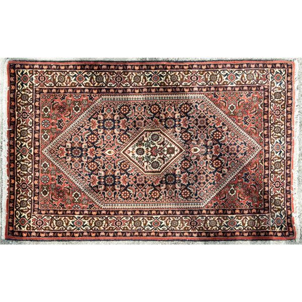 Vintage Low Pile Persian Accent Area Rug