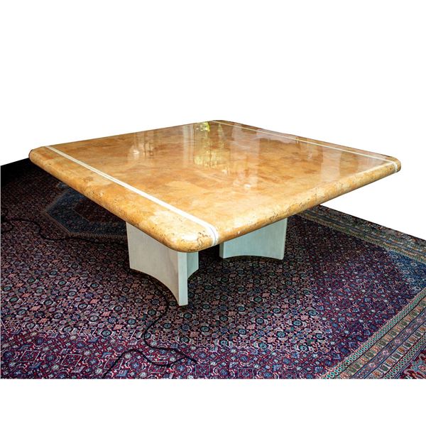 Vintage Karl Springer Large Scale Dining Table