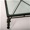 Image 9 : Rectangular Black Iron Coffee Table With Glass Top