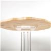 Image 8 : Vintage Marble Coffee Table Top With Lucite Pillar