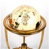 Image 2 : Elegant Mother of Pearl Globe with Natural Stones Inlay