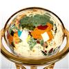 Image 5 : Elegant Mother of Pearl Globe with Natural Stones Inlay