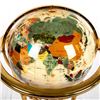 Image 6 : Elegant Mother of Pearl Globe with Natural Stones Inlay