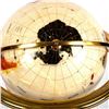 Image 9 : Elegant Mother of Pearl Globe with Natural Stones Inlay