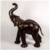 Image 1 : Large Leather Wrapped Elephant Sculpture