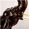 Image 9 : Large Leather Wrapped Elephant Sculpture