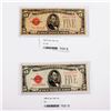 Image 1 : 2pc 1928B and 1928C Five Dollars Legal Tender Notes