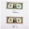 Image 1 : 2pc 1963B and 1981 One Dollar Silver Certificate Notes
