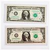 Image 2 : 2pc 1963B and 1981 One Dollar Silver Certificate Notes