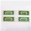 Image 2 : 4pc 1953 and 1963 Two Dollars Legal Tender Notes
