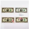 Image 1 : 4pc 1976 Two Dollars Federal Reserve Notes