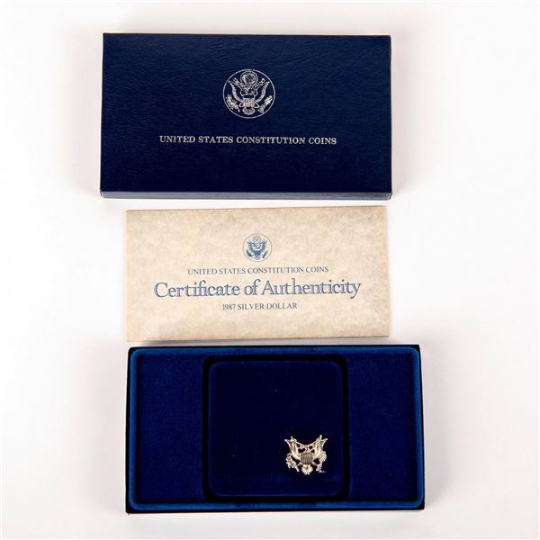 1987 United States Constitution Silver Dollar Coin