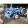 Image 5 : 1992 FORD 1620 4 WHEEL DRIVE TRACTOR WITH 7108 FRONT END LOAD & NEW HOLLAND 914A MOWER DECK, 3590 HO