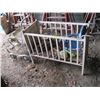 Image 1 : SMALL CRIB & STROLLER WITH ASST. CONTENTS, OLD TOYS, ETC.