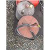 Image 1 : GEAR OIL PUMP & GALVANIZED FUEL CAN WITH HOLES