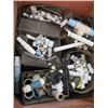 Image 1 : BIN WITH ASST. PIPE FITTINGS, VALVES, ETC.