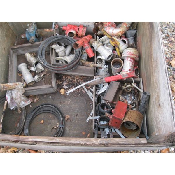 BIN OF ASST. IRRIGATION FITTINGS, ETC.