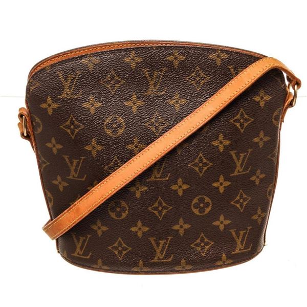 Louis Vuitton Brown Monogram Drouot Crossbody Bag