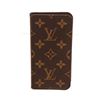 Image 1 : Louis Vuitton Brown Leather Monogram Iphone 10 Case