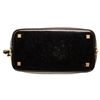 Image 4 : Louis Vuitton Black Canvas Leather Lockit MM Satchel Bag