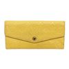 Image 1 : Louis Vuitton Yellow Leather Curieuse Wallet