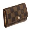 Image 2 : Louis Vuitton Brown Damier Canvas 6 Key Holder Wallet