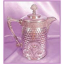 Aesthetic Movement  Ice Pitcher  Signed Meriden#2324037