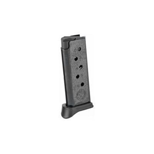 MAG RUGER LCP 380ACP 6RD BL W/EXT