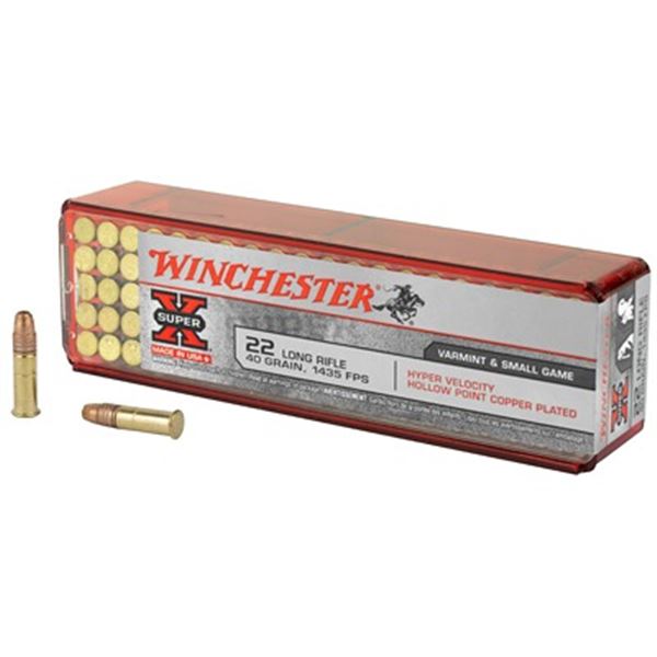 WIN HV 22LR 40GR HP - 100 Rds