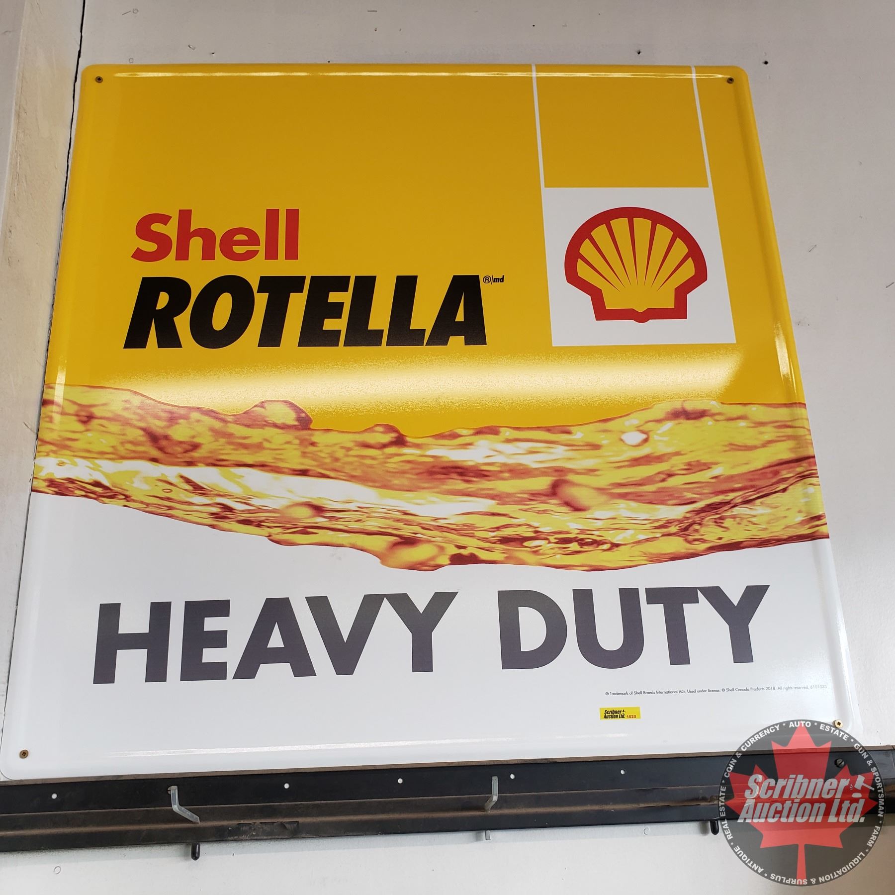 Single Sided Tin Sign