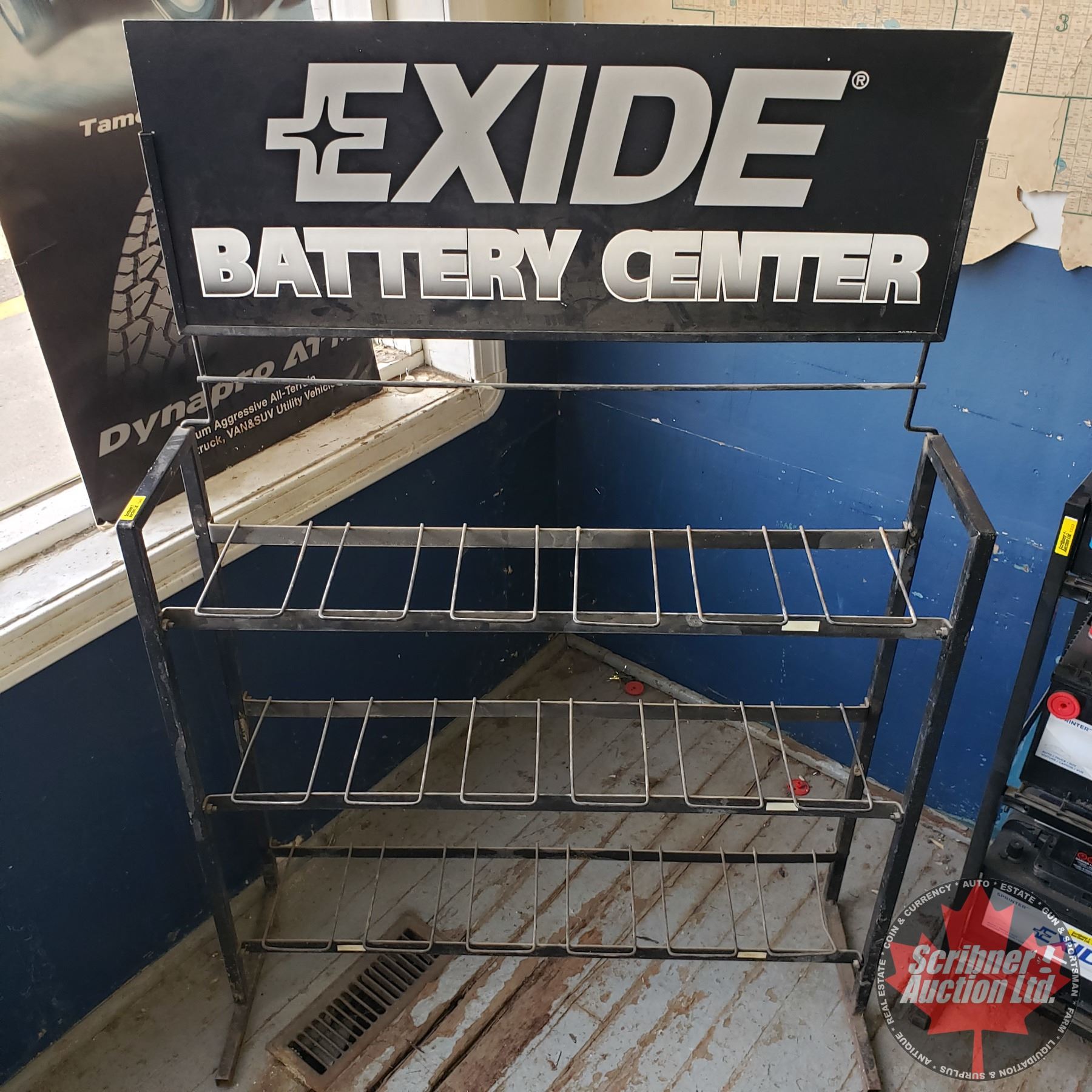 EXIDE Battery Center Store Display Rack (49