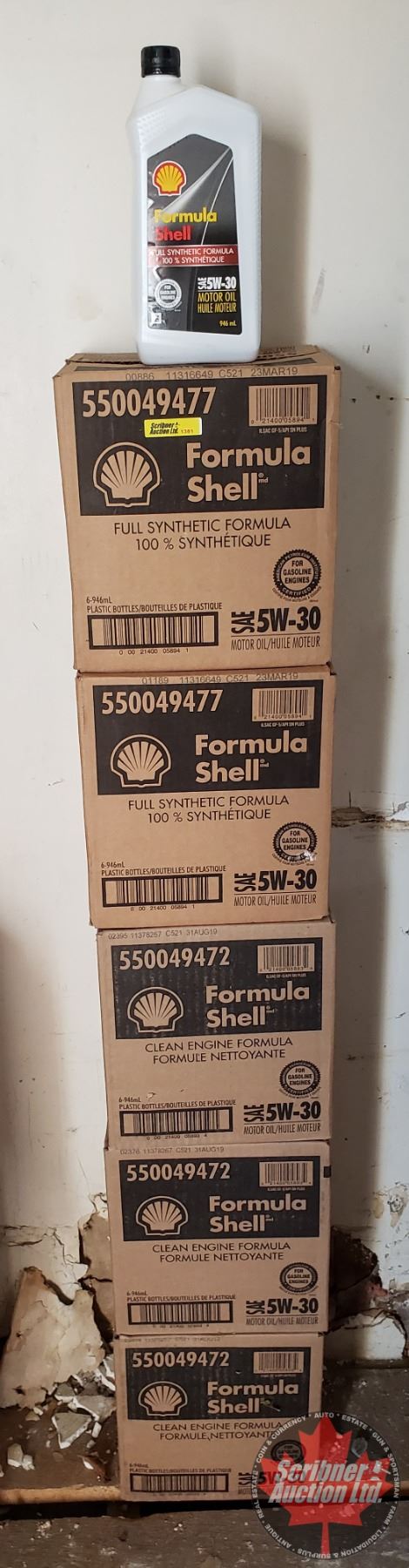 Shell Formula Pack NEW Product - OIL: SHELL Formula Full Synthetic : SAE 5W-30 (946ml : 30 ...