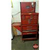 Image 1 : Rolling Tool Cabinet "BEACH" with "MAC Tools" Tool Box & Side Shelf (Total Measures incl Shelf : 54"