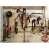 Image 1 : Peg Board with Variety of Tools (Bolt Cutters, Blow Gun, Hammer, Pipe Wrenches, Magnet, etc!) MUST S