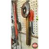 Image 5 : Peg Board with Variety of Tools (Bolt Cutters, Blow Gun, Hammer, Pipe Wrenches, Magnet, etc!) MUST S