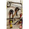 Image 7 : Peg Board with Variety of Tools (Bolt Cutters, Blow Gun, Hammer, Pipe Wrenches, Magnet, etc!) MUST S