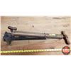 Image 1 : Antique Brass Tire Pump "Russ Co. Cleveland, O" (26"H) (See Pics!) SHIPPING NOT AVAILABLE FOR THIS A