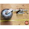 Image 1 : Trailer Wheel Jack w/10" Flat Free Tire (See Pics!) SHIPPING NOT AVAILABLE FOR THIS AUCTION SALE! It