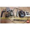 Image 1 : Box Lot - Lawn Mower Parts: Recoil, Fuel Tank, Blade, Carb, Lead Ingot, etc! (See Pics!) SHIPPING NO