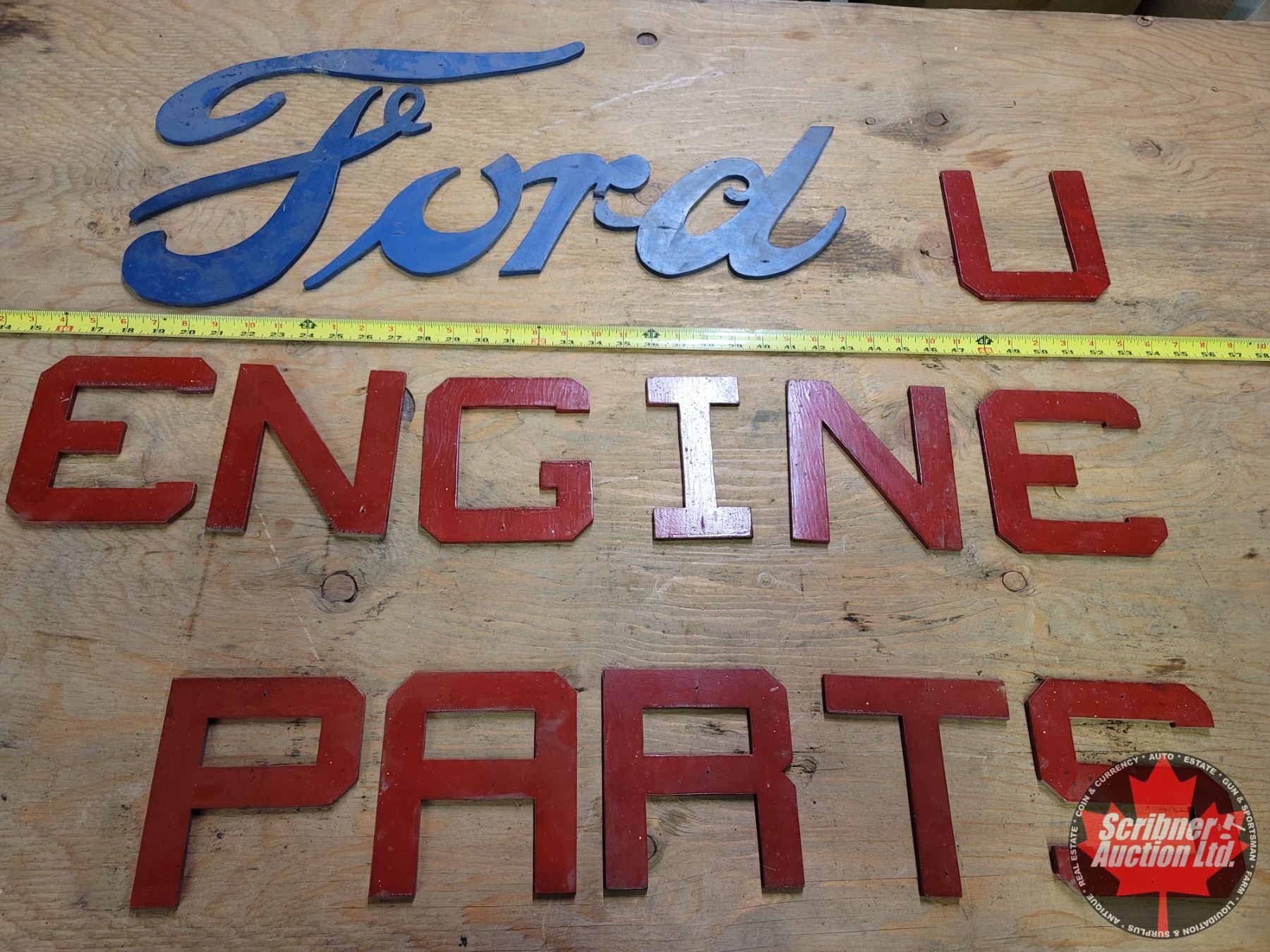 Custom Wood Sign Lettering