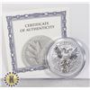 Image 1 : 1 OZ. 2019 GERMANIA OAK LEAF SILVER ROUND