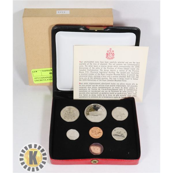 1973 CANADIAN DOUBLE PENNY UNCIRCULATED COIN SET