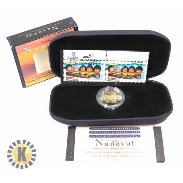 1999 NUNAVUT STAMP AND COIN COLLECTION