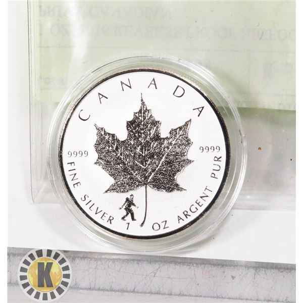 1 OZ. 2016 REVERSE PROOF BIGFOOT PRIVY CANADIAN