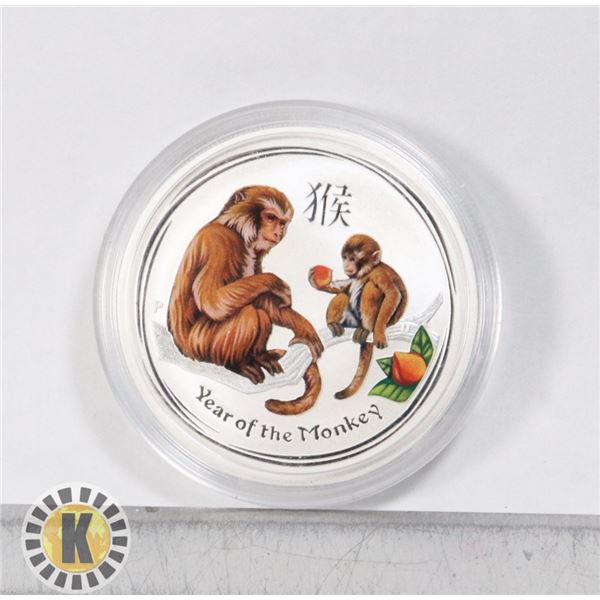 1/2 OZ 2016 PERTH MINT MONKEY SILVER COIN