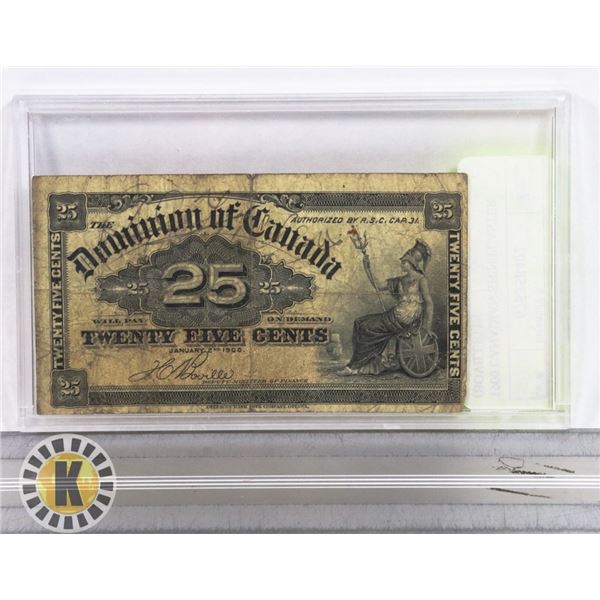 1900 CANADIAN SHIN PLASTER (BOVILLE) IN